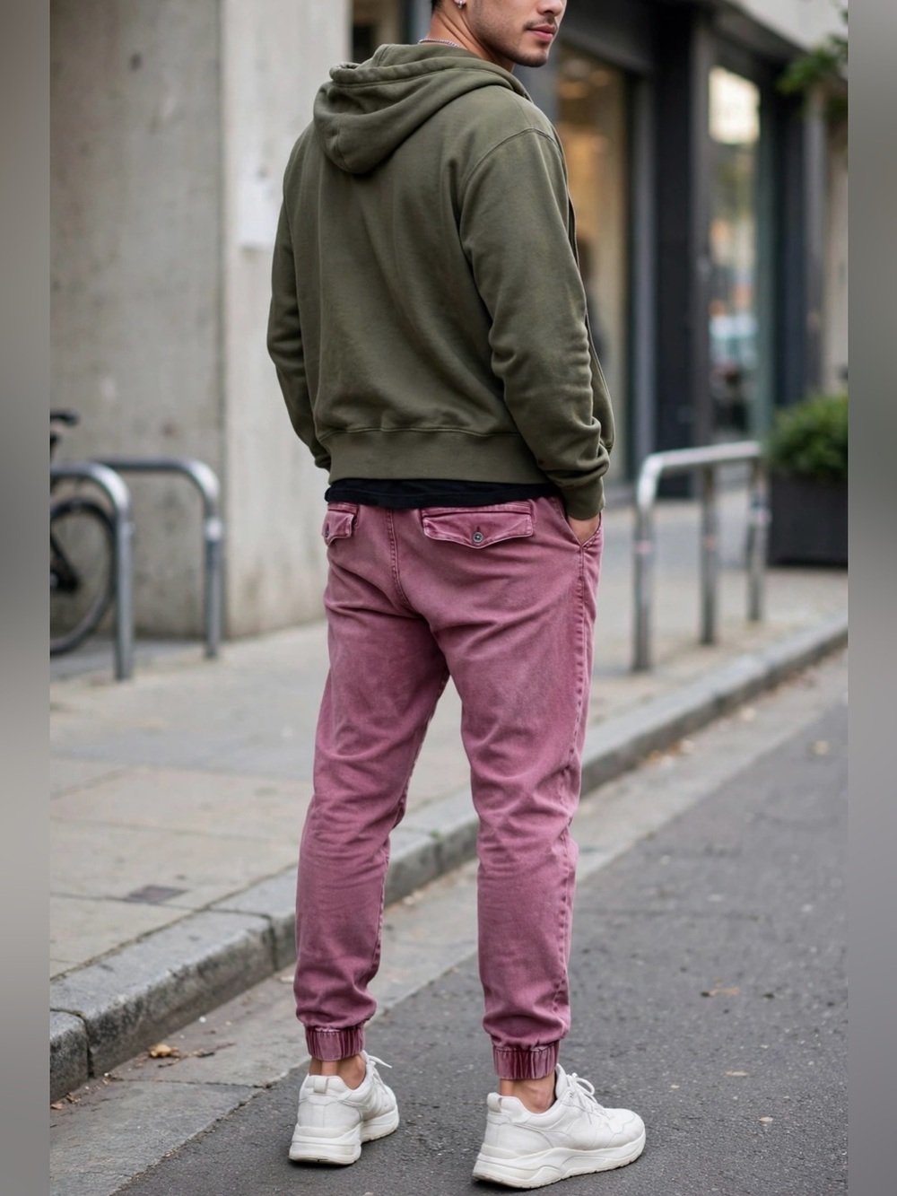 Zanerobe Men's Dusty Rose Jeggings - Slim Stretch Fit